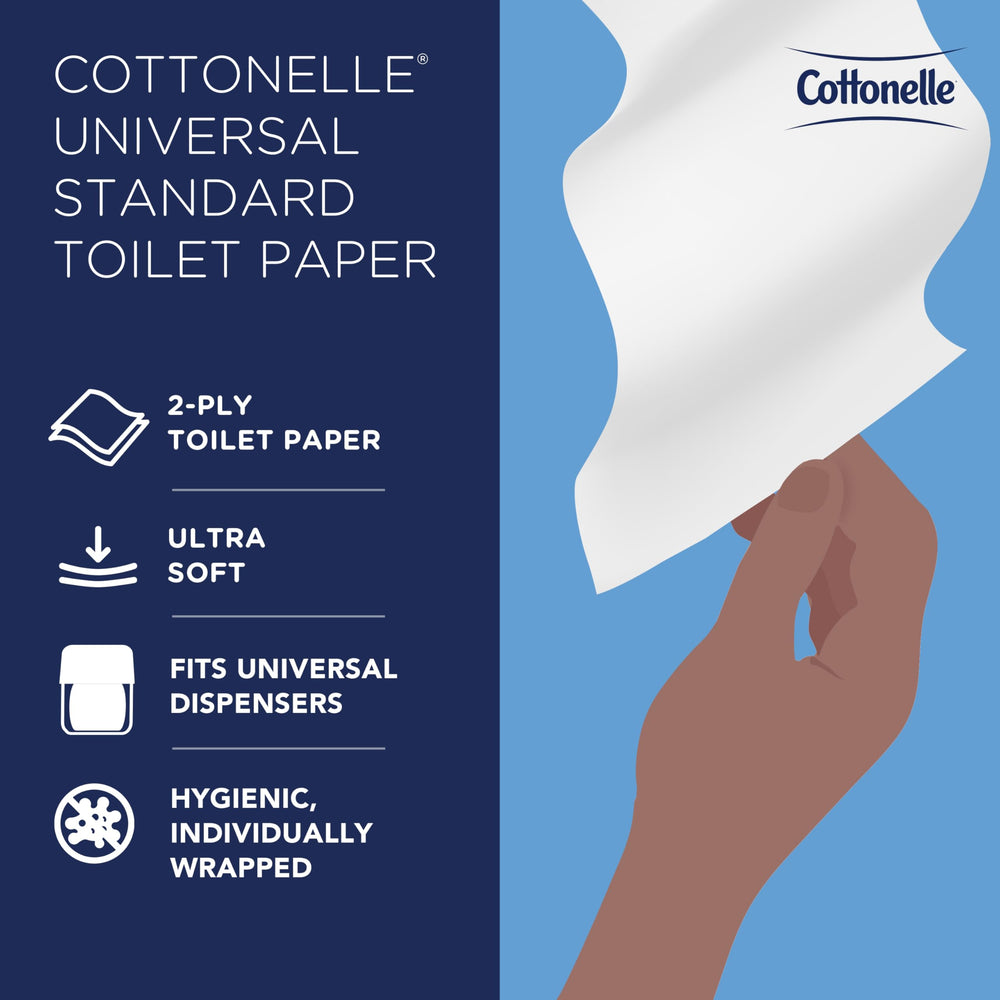 Cottonelle Professional roll in an office restroom demonstrating workplace suitability