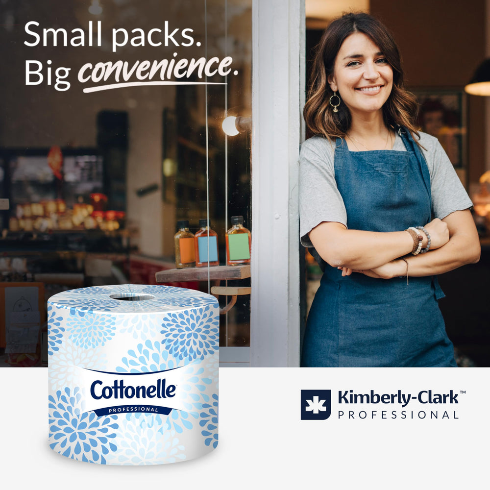 Cottonelle Professional Confidently Cottonelle sheet pattern close-up showing visible softness cue