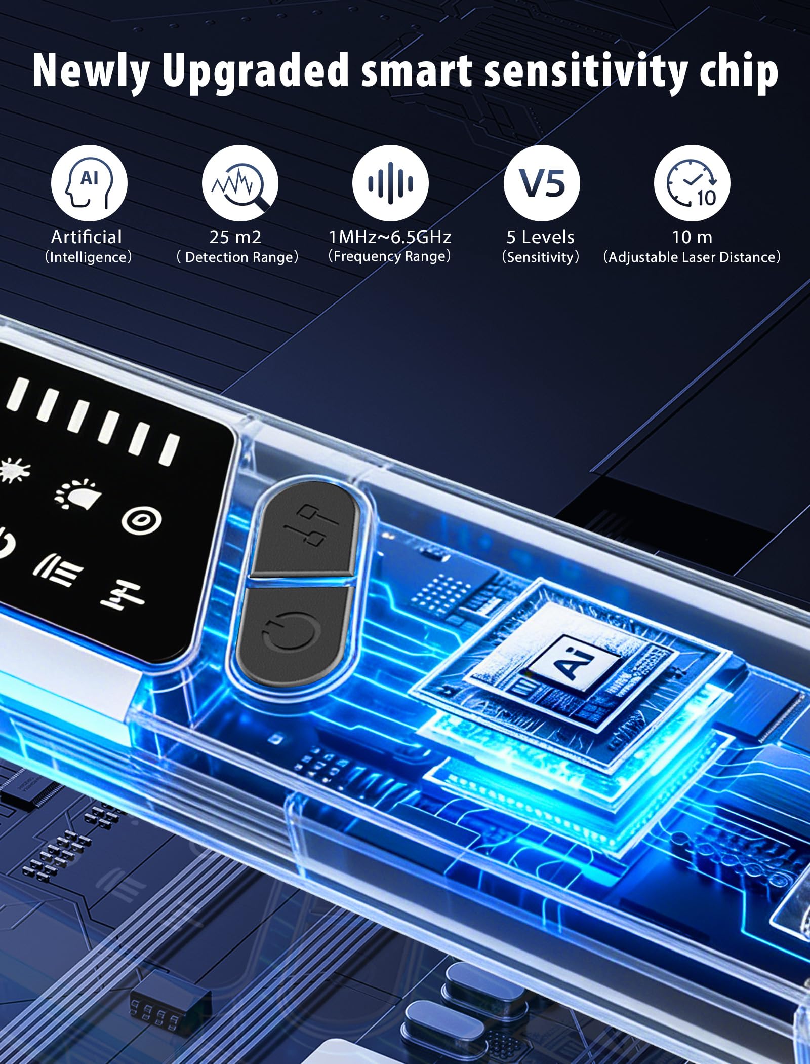 CountureMode scanning a hotel room to help travelers detect hidden devices