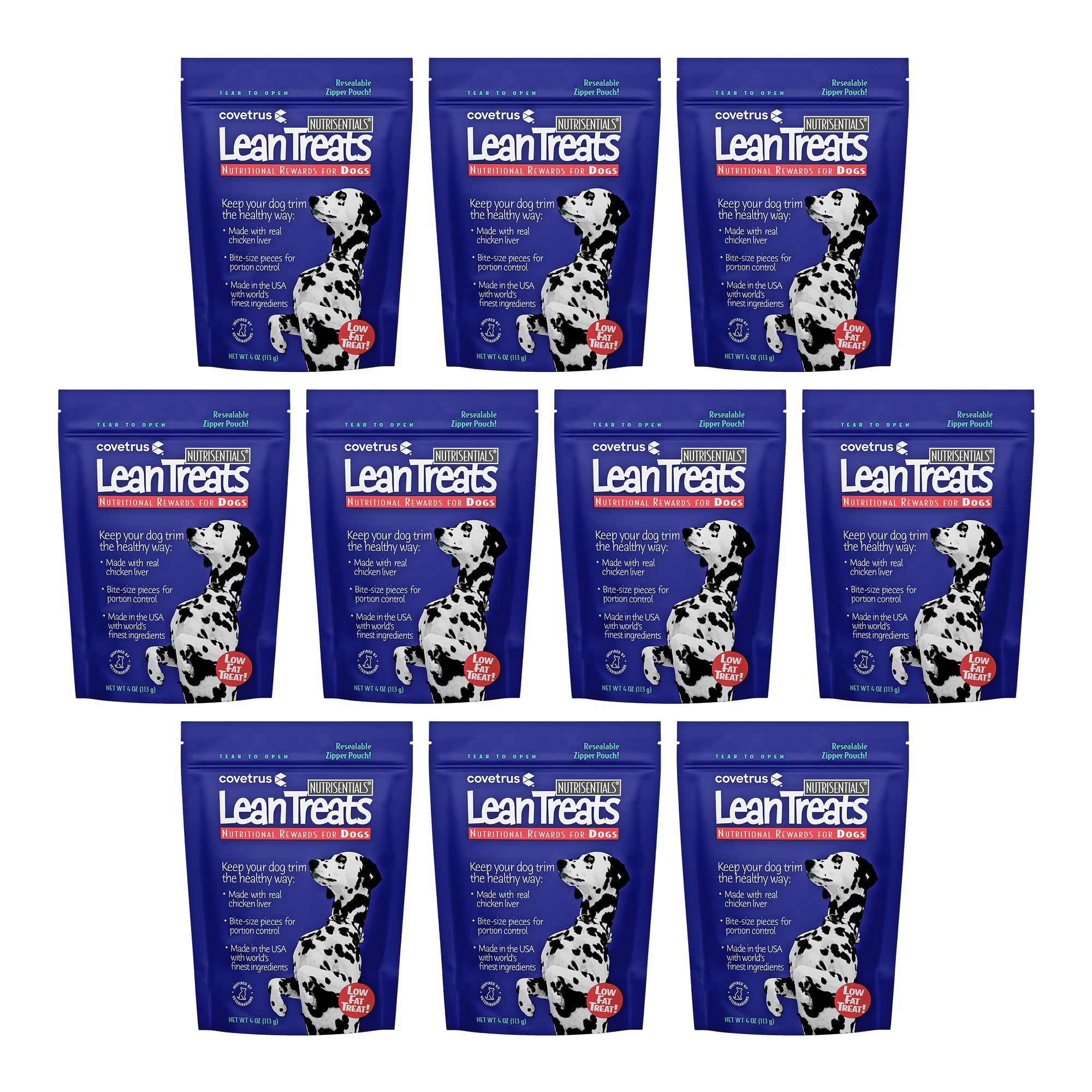 Covetrus front packaging showing product name and low-fat benefit