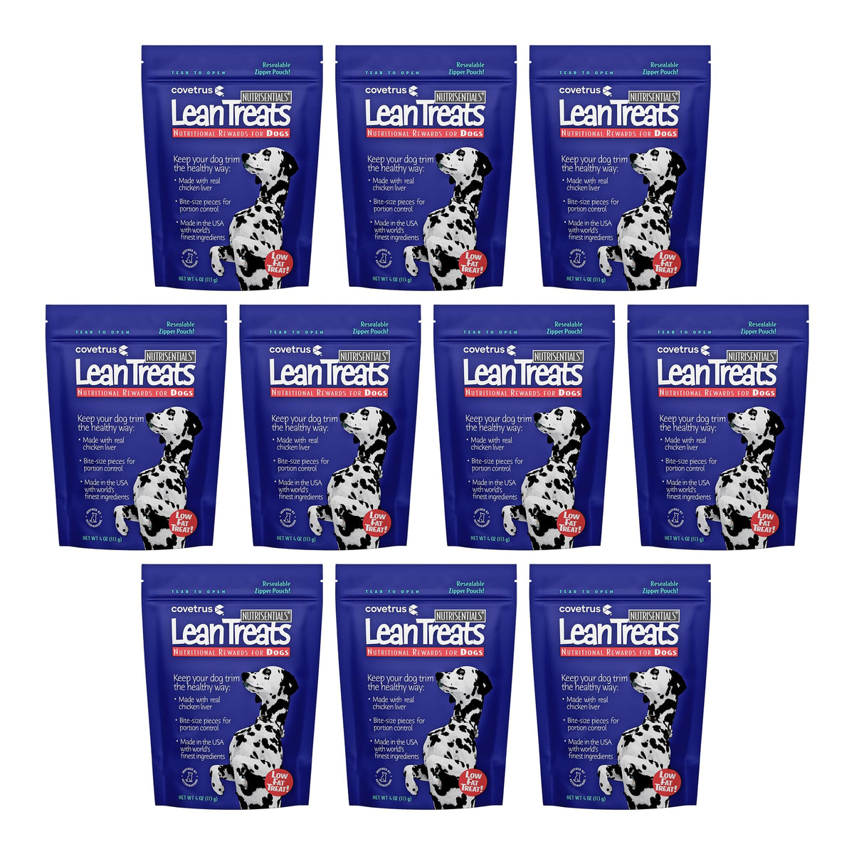 Covetrus front packaging showing product name and low-fat benefit