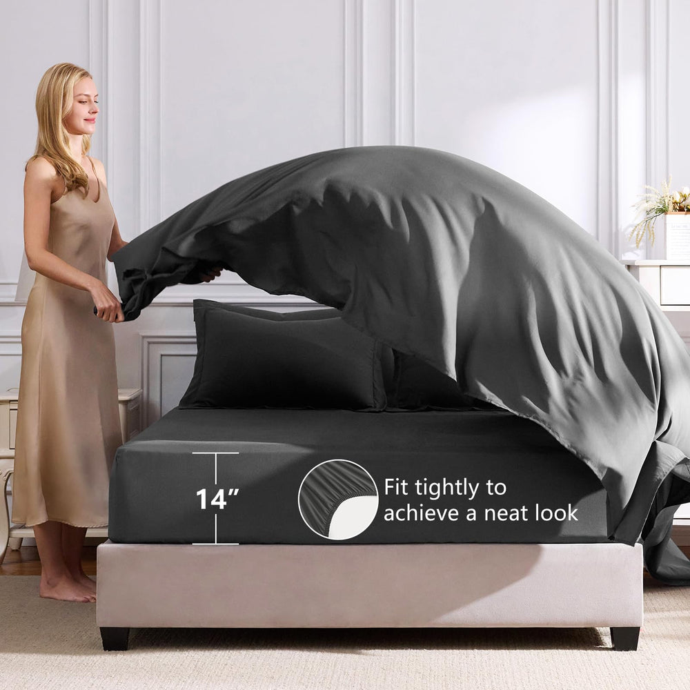 CozyLux pillow shams and cases detail showing flange and coordinated finish