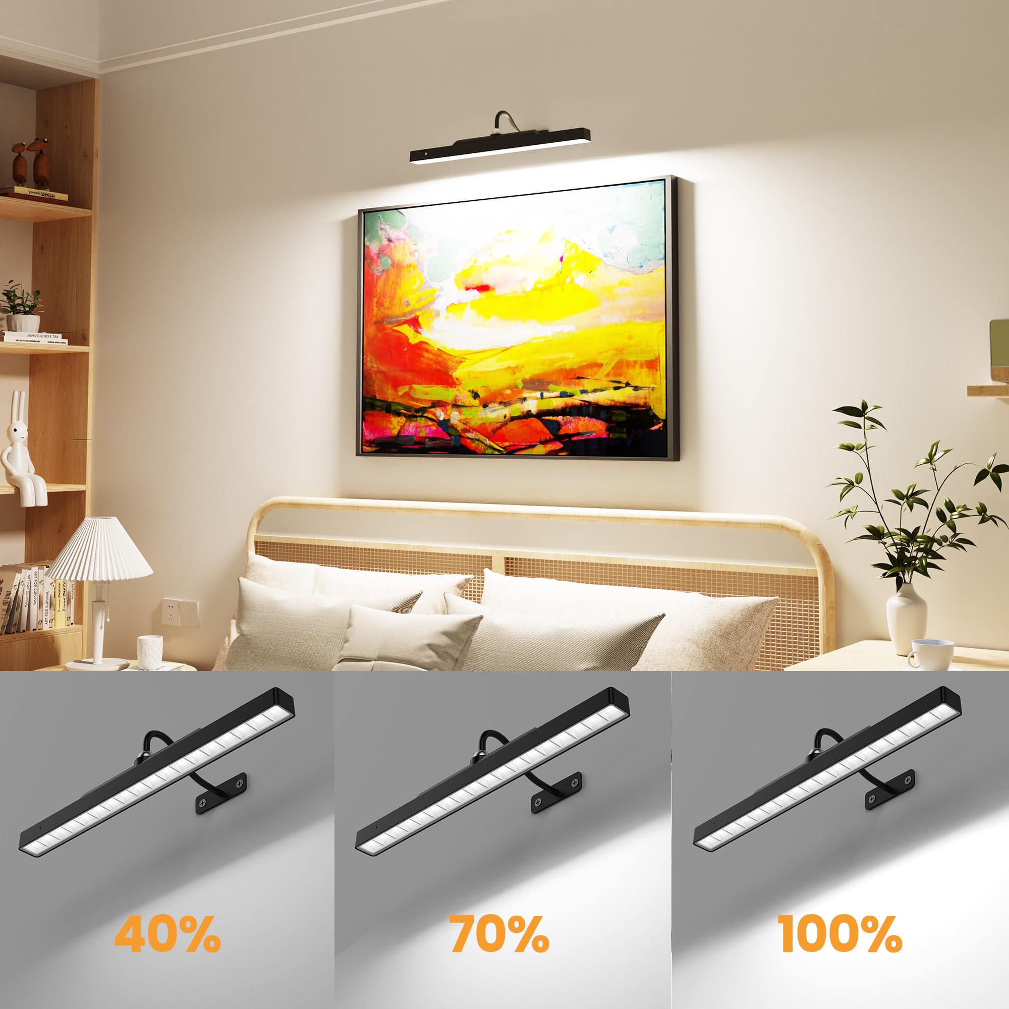 Craftersmark three temperature samples side-by-side showing benefit: choose mood lighting
