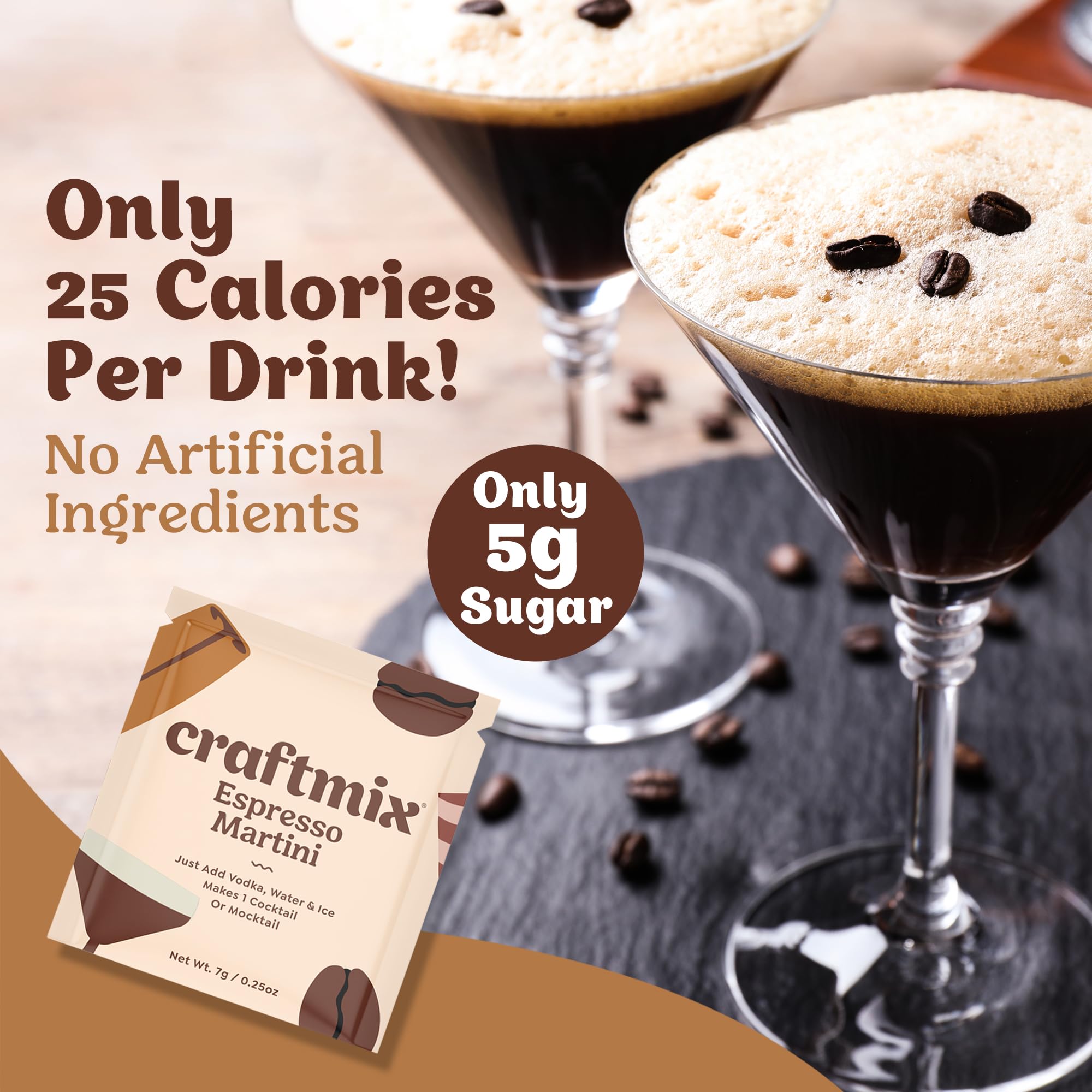 CRAFTMIX cocktail and mocktail side-by-side offering versatile options