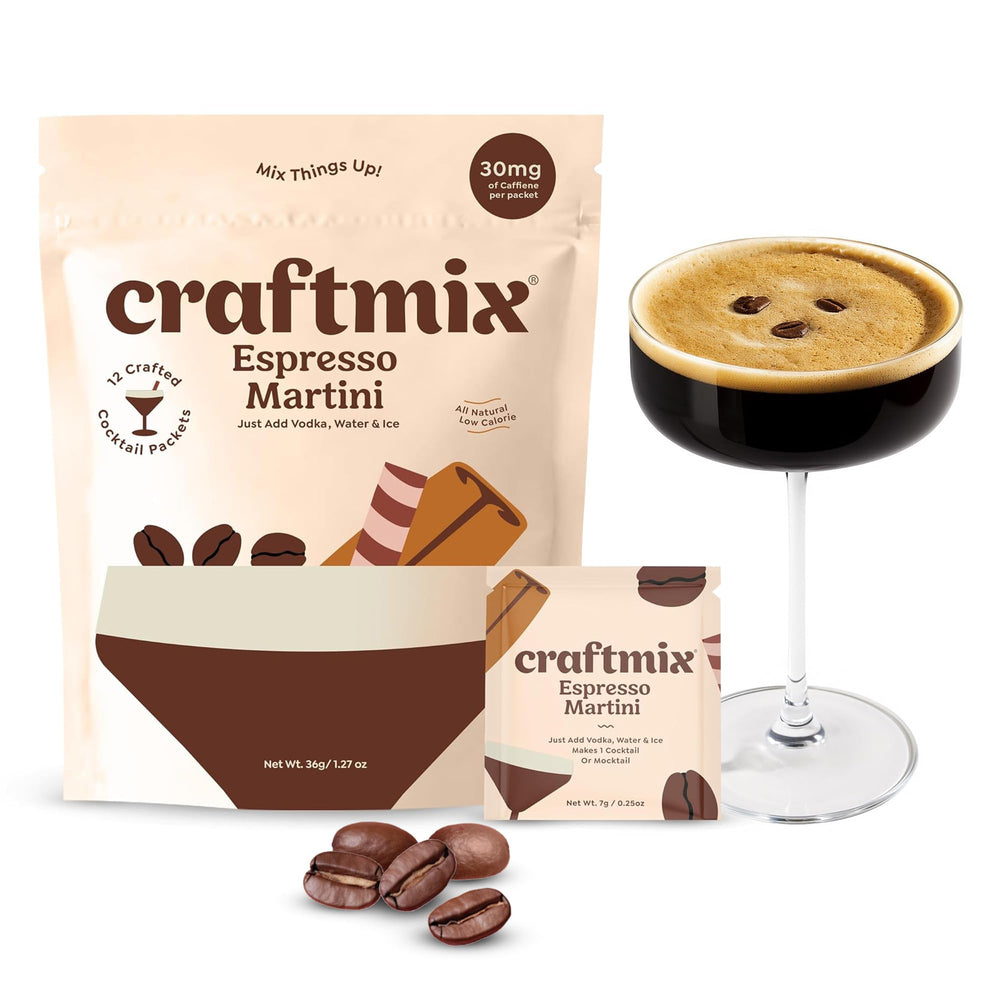 CRAFTMIX front packaging showing 12 packets and clear serving benefit