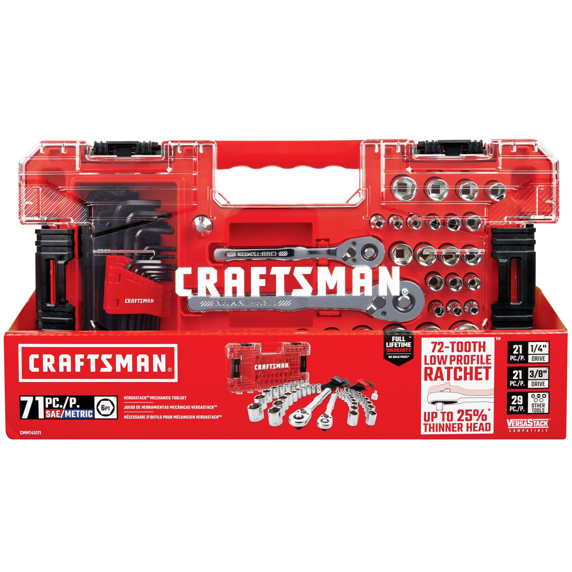 CRAFTSMAN polished chrome finish detail showing corrosion resistance and easy cleaning