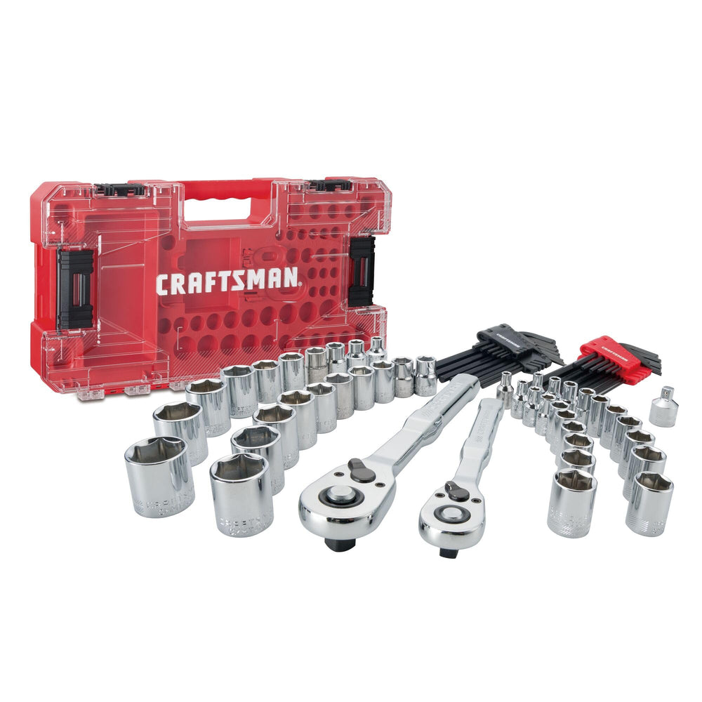 CRAFTSMAN tools in use under car hood demonstrating compact reach and practicality