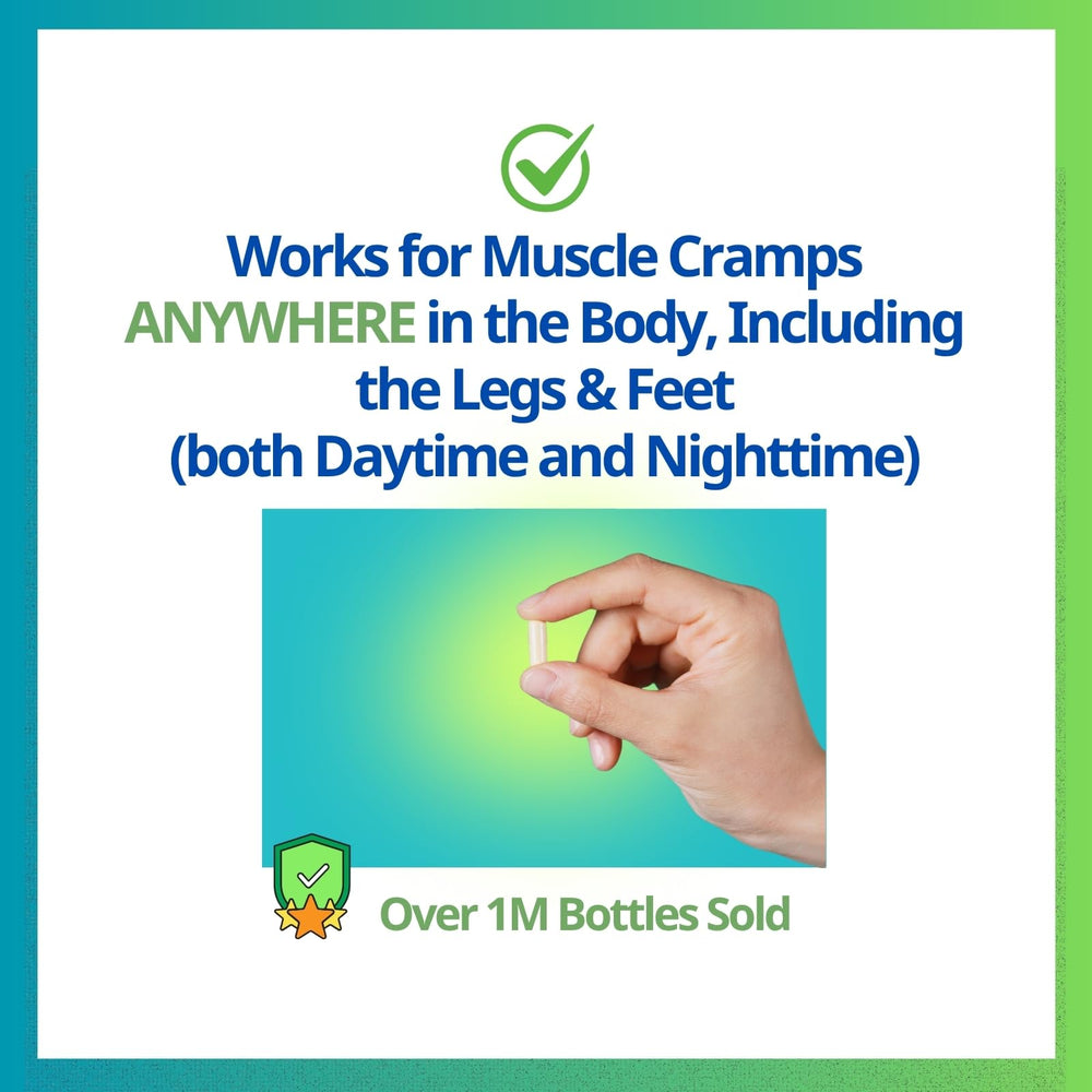 Cramp Defense capsule close-up highlighting smooth organic magnesium for faster absorption