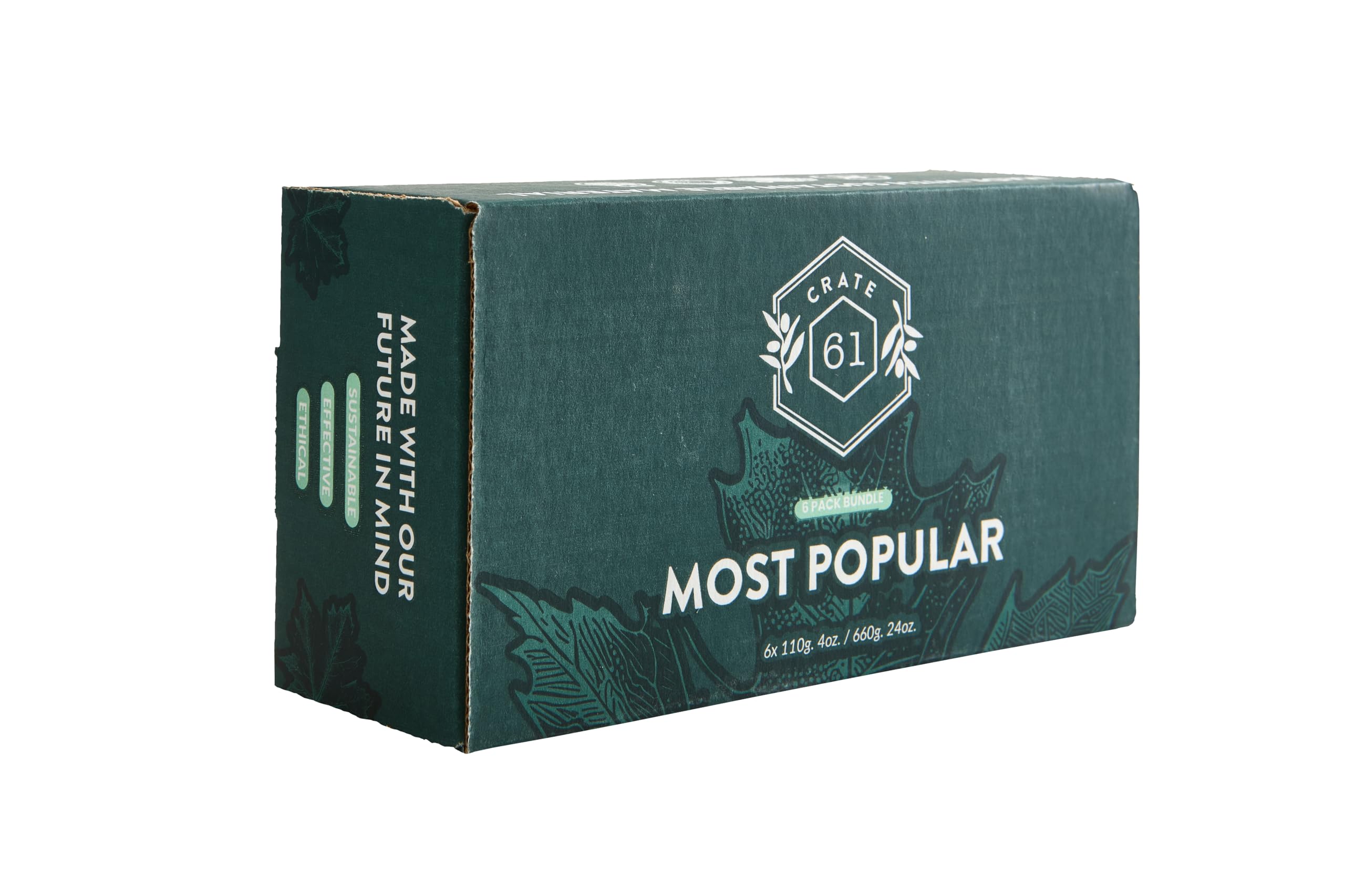 Crate 61 Organics foamy lather in hand demonstrating gentle cleansing and hydration