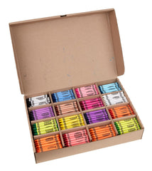 Crayola crayon wax tip close-up showing smooth texture for even coloring