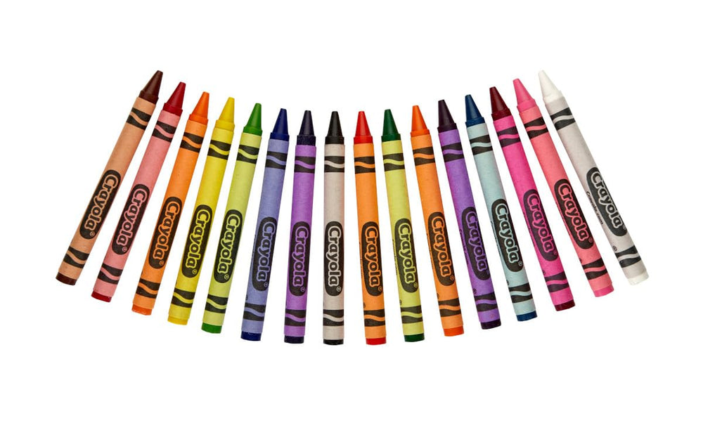 Crayola crayons used by students in class promoting collaborative projects