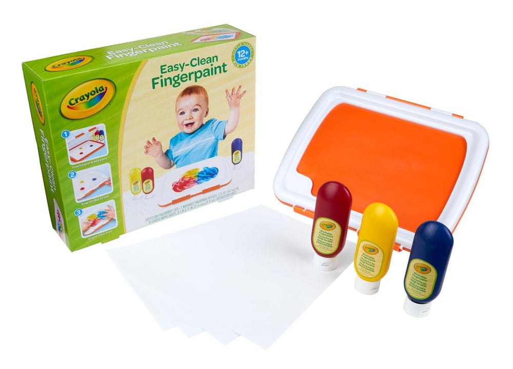 Crayola set styled in Easter basket showing gift-ready springtime fun