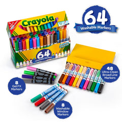 Crayola Gel FX markers on dark paper showing high-contrast effects