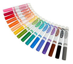 Crayola markers in classroom use with children creating posters to inspire collaboration