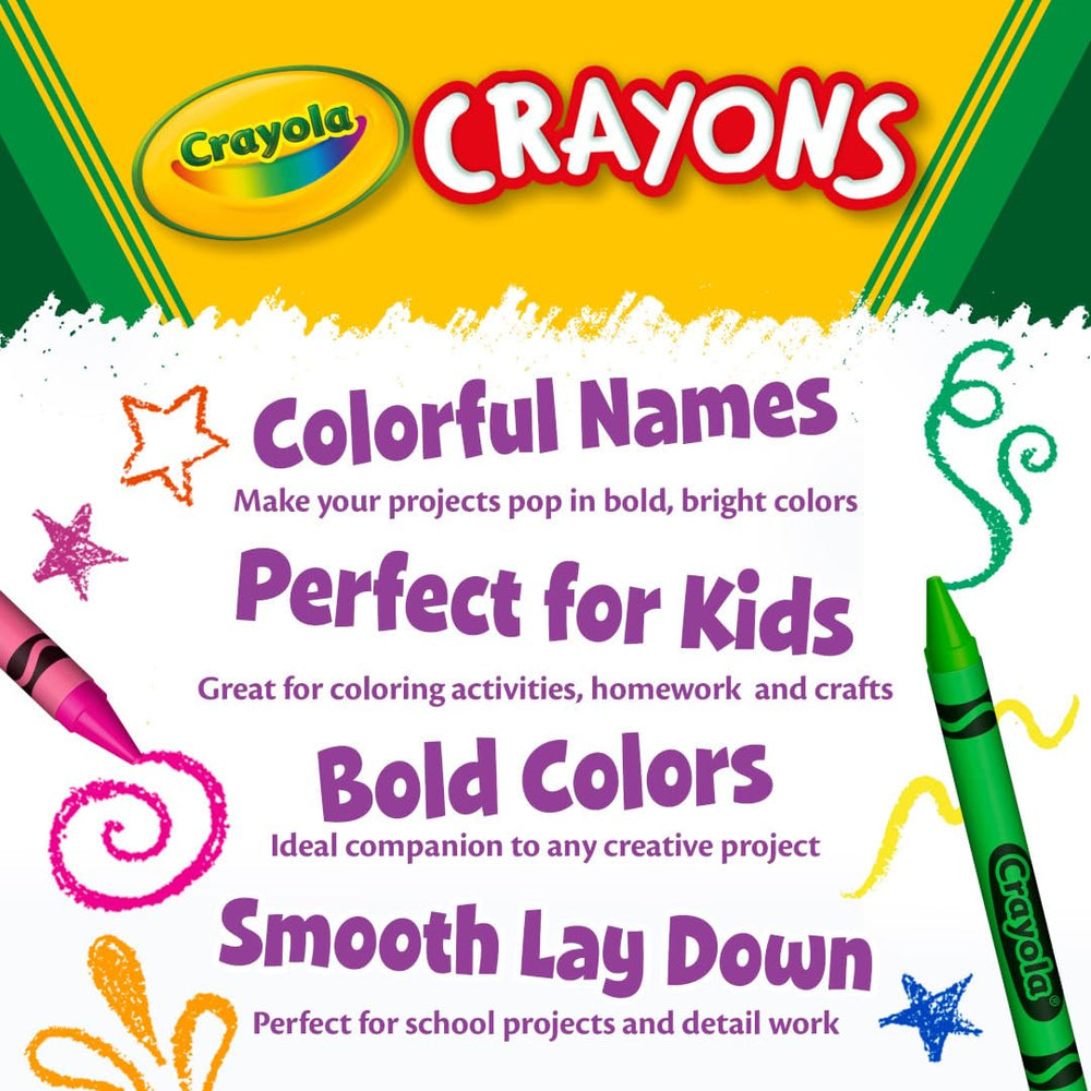 Crayola crayon beside regular crayon showing larger size for easier handling