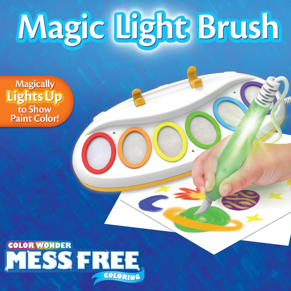 Crayola brush storage clip detail keeping art station tidy and organized