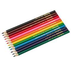Cra-Z-Art pencils next to ruler showing scale and classroom readiness