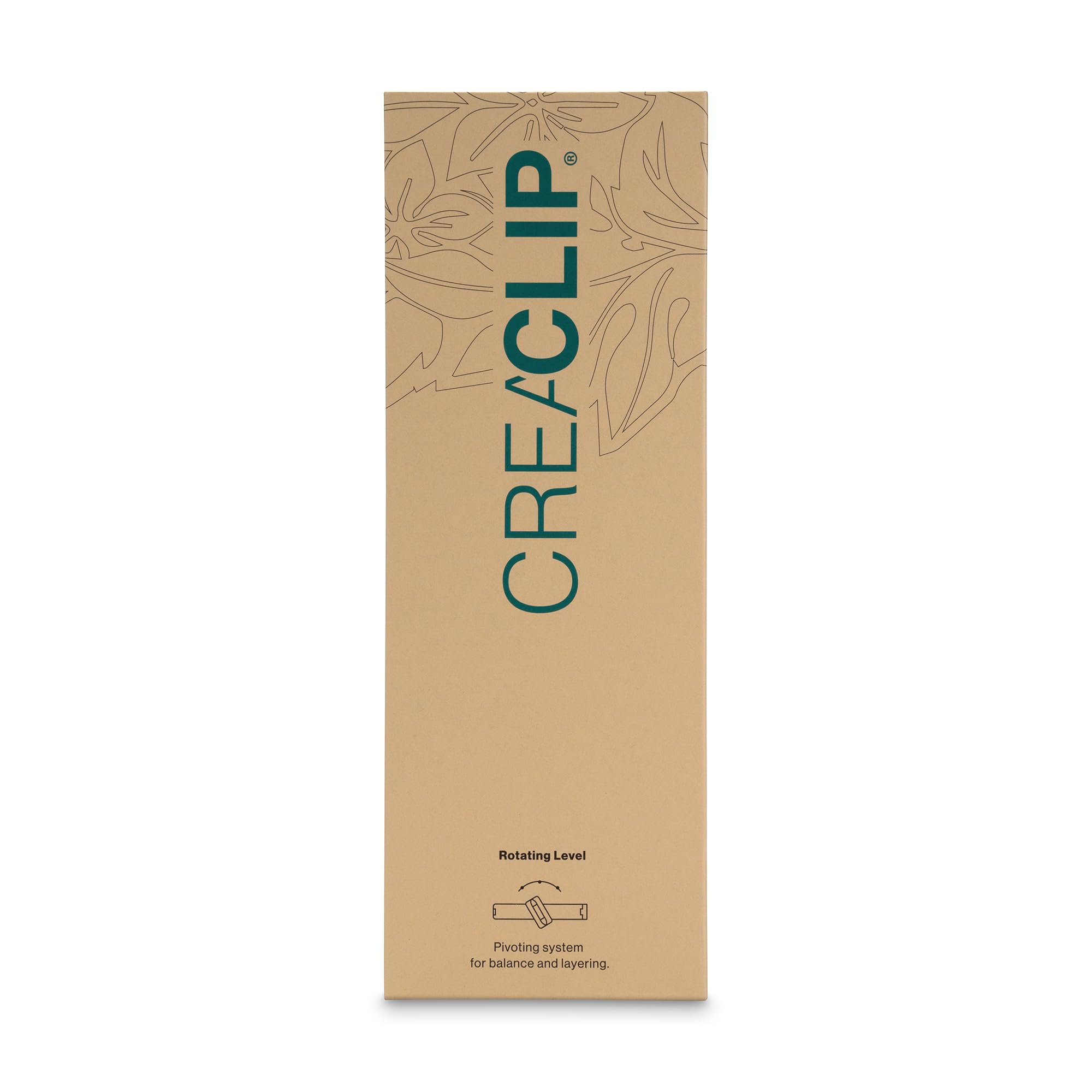 CreaClip size comparison with ruler showing small and large clip flexibility benefit