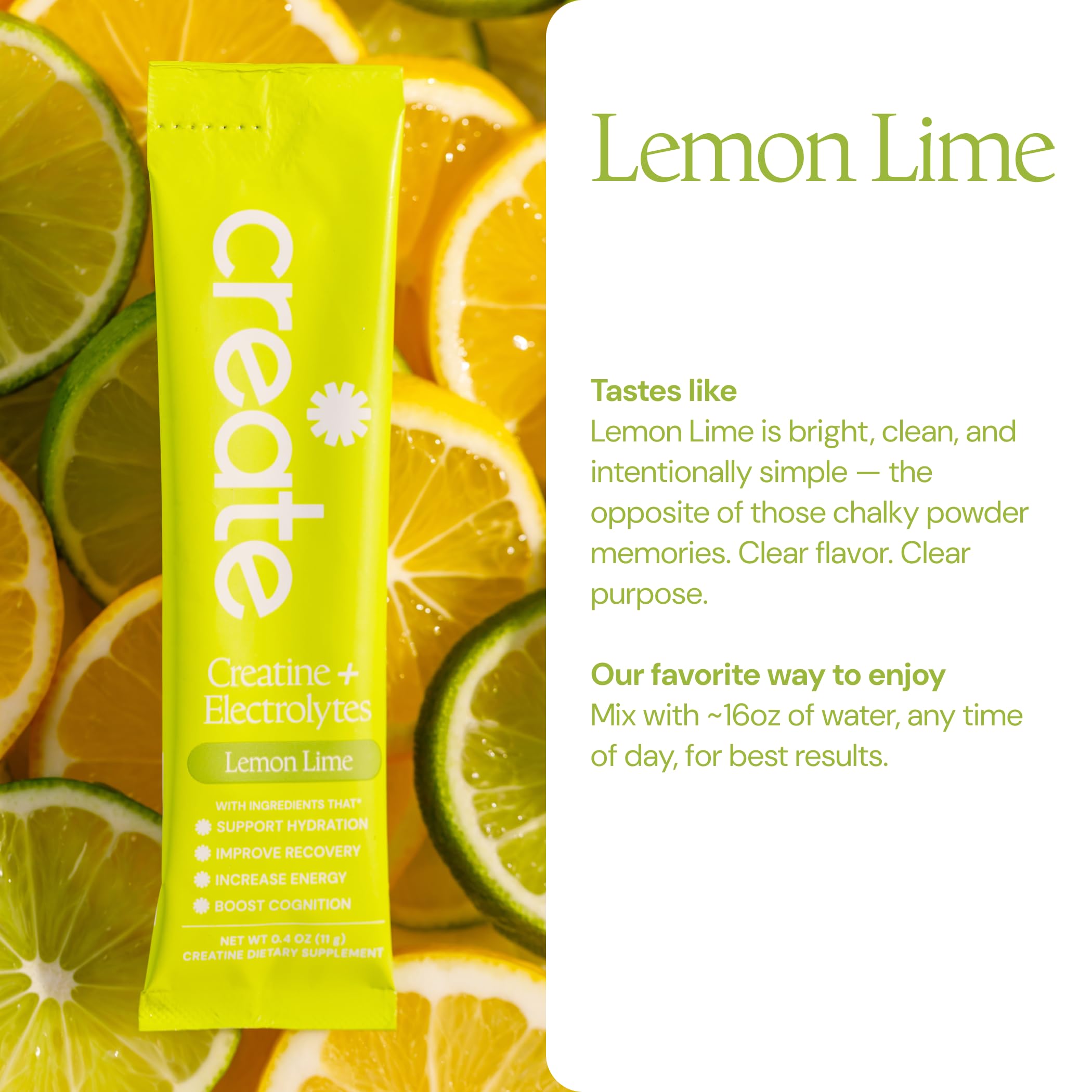 Create open single-serve stick pack with powder exposed for portable dosing benefit