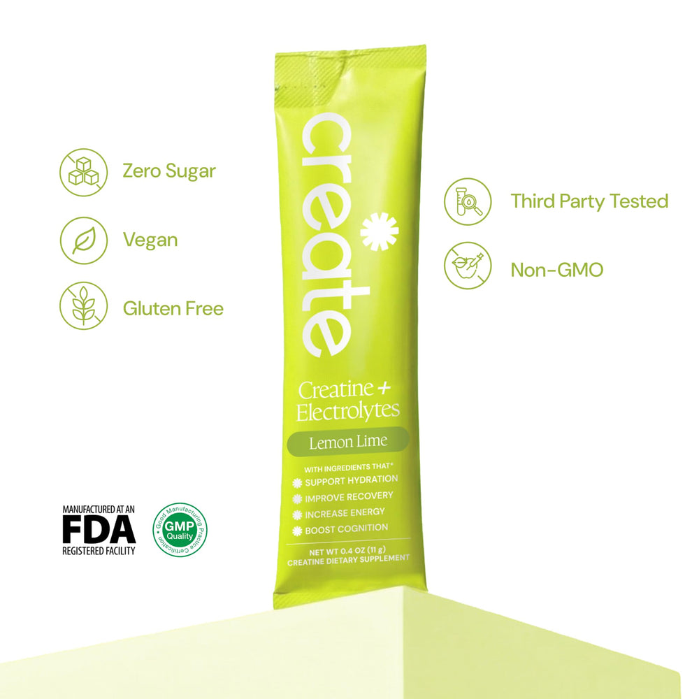 Create stick packs in hand demonstrating easy, mess-free dosing for travel