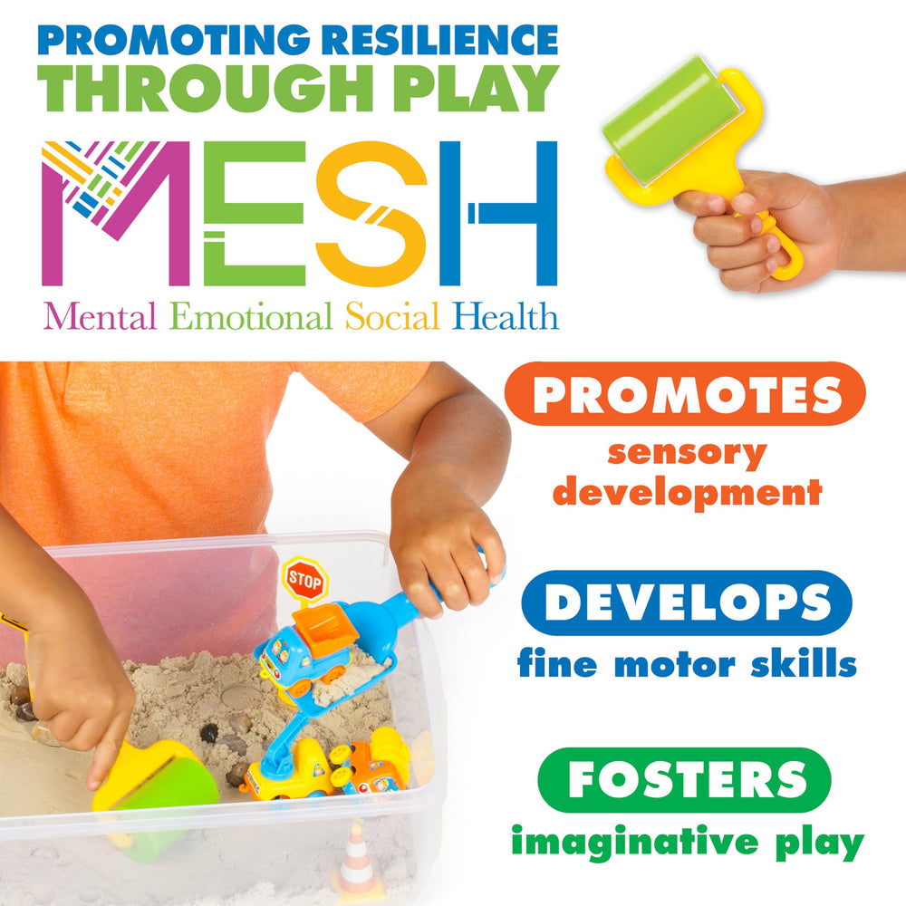 Creativity for Kids sensory sand close-up showing texture that supports tactile exploration