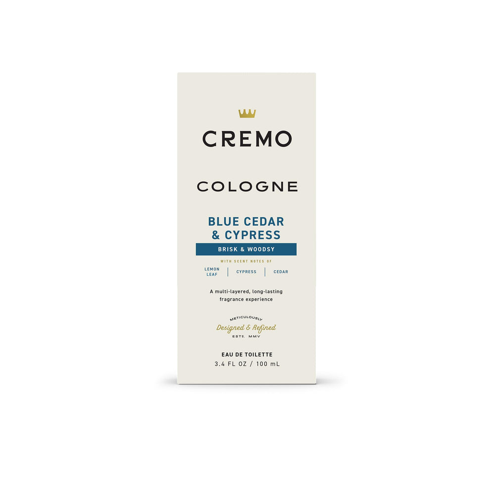 Cremo boxed packaging display highlighting shelf-ready presentation and gifting benefit