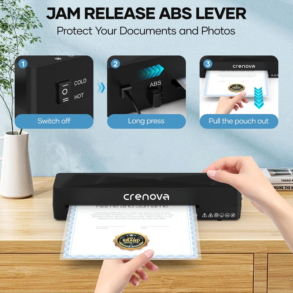Crenova box with 10 pouches and manual, ready-to-start convenience