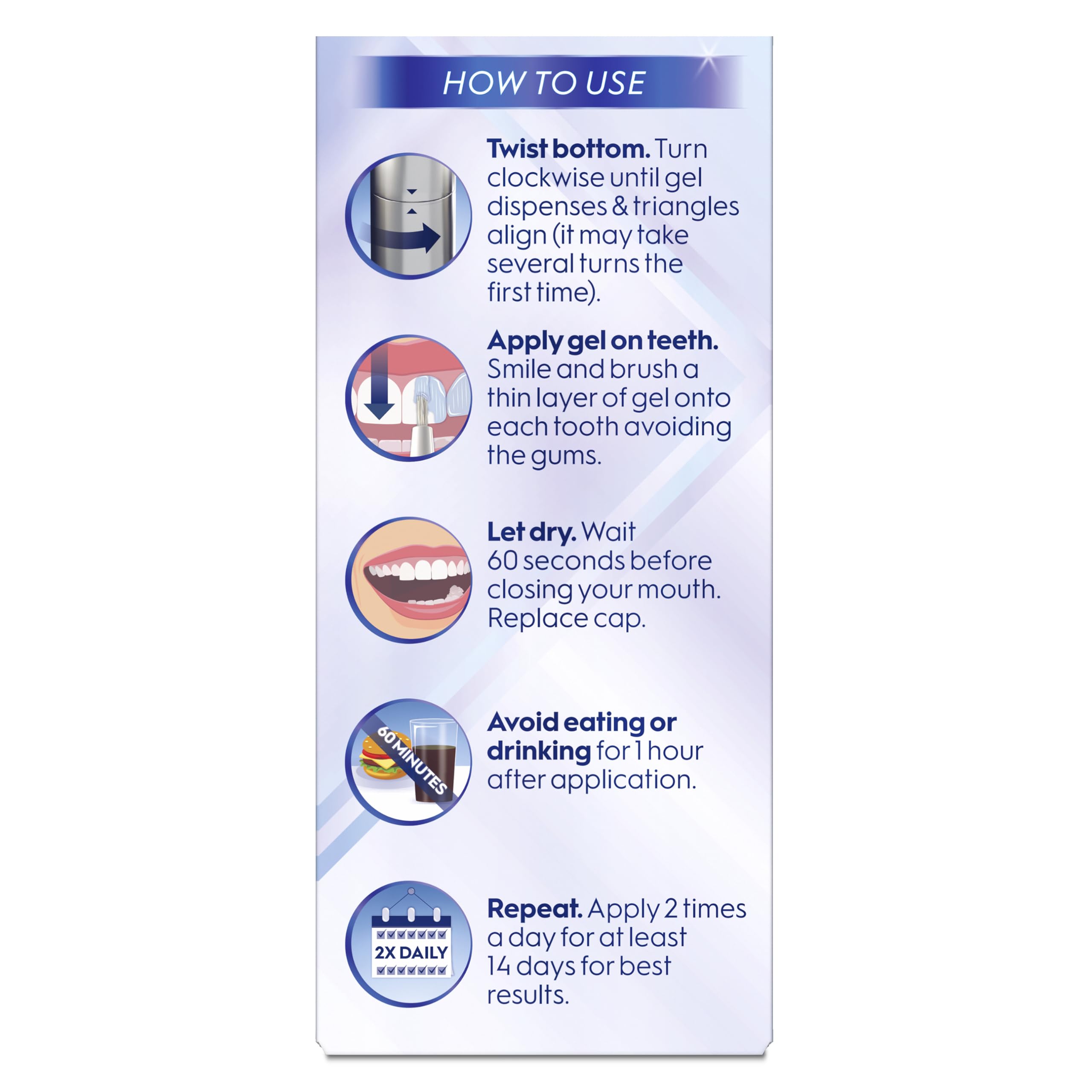 Crest whitening pen on bathroom counter in lifestyle setting for daily routine
