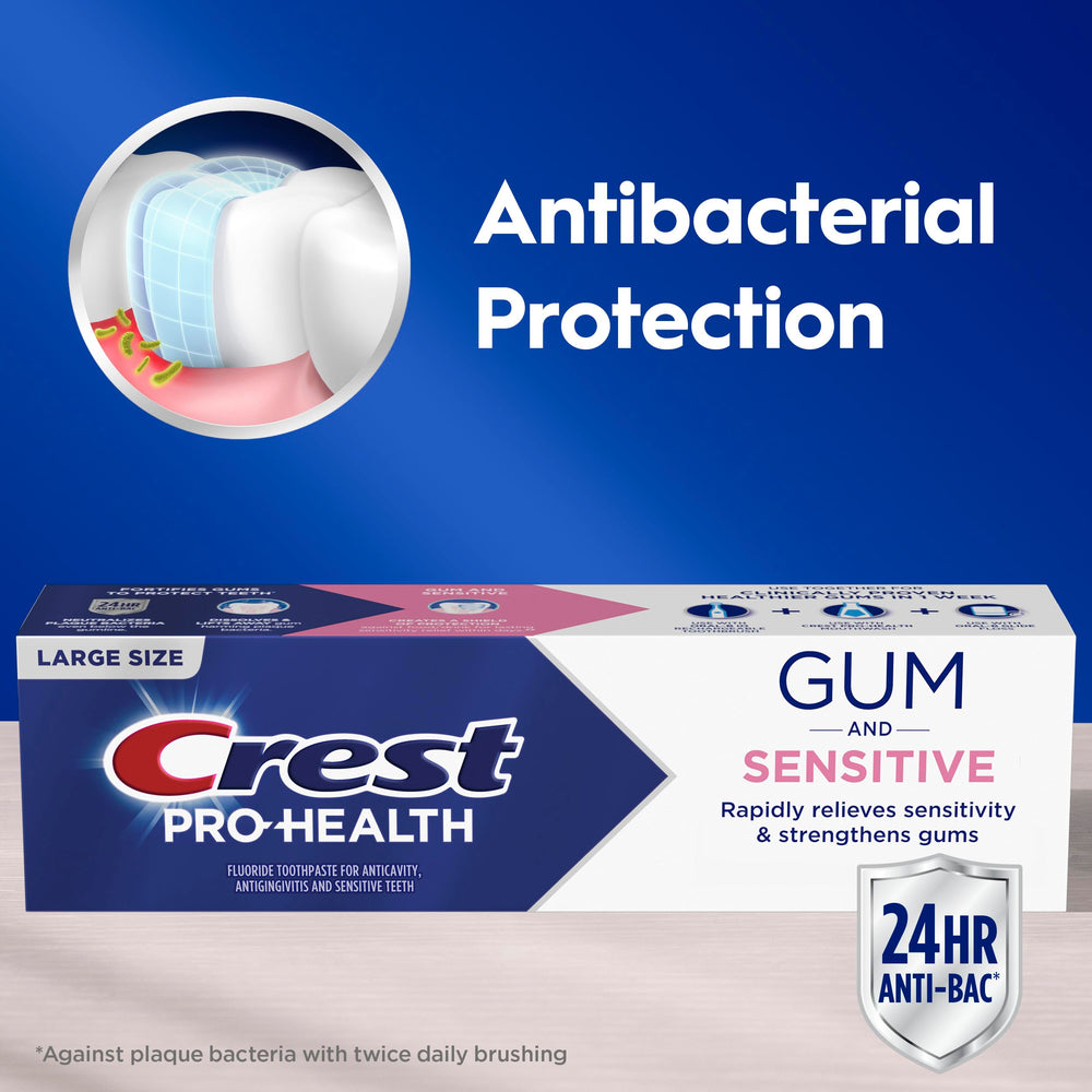 three crest tubes flat-lay beside common items showing package scale