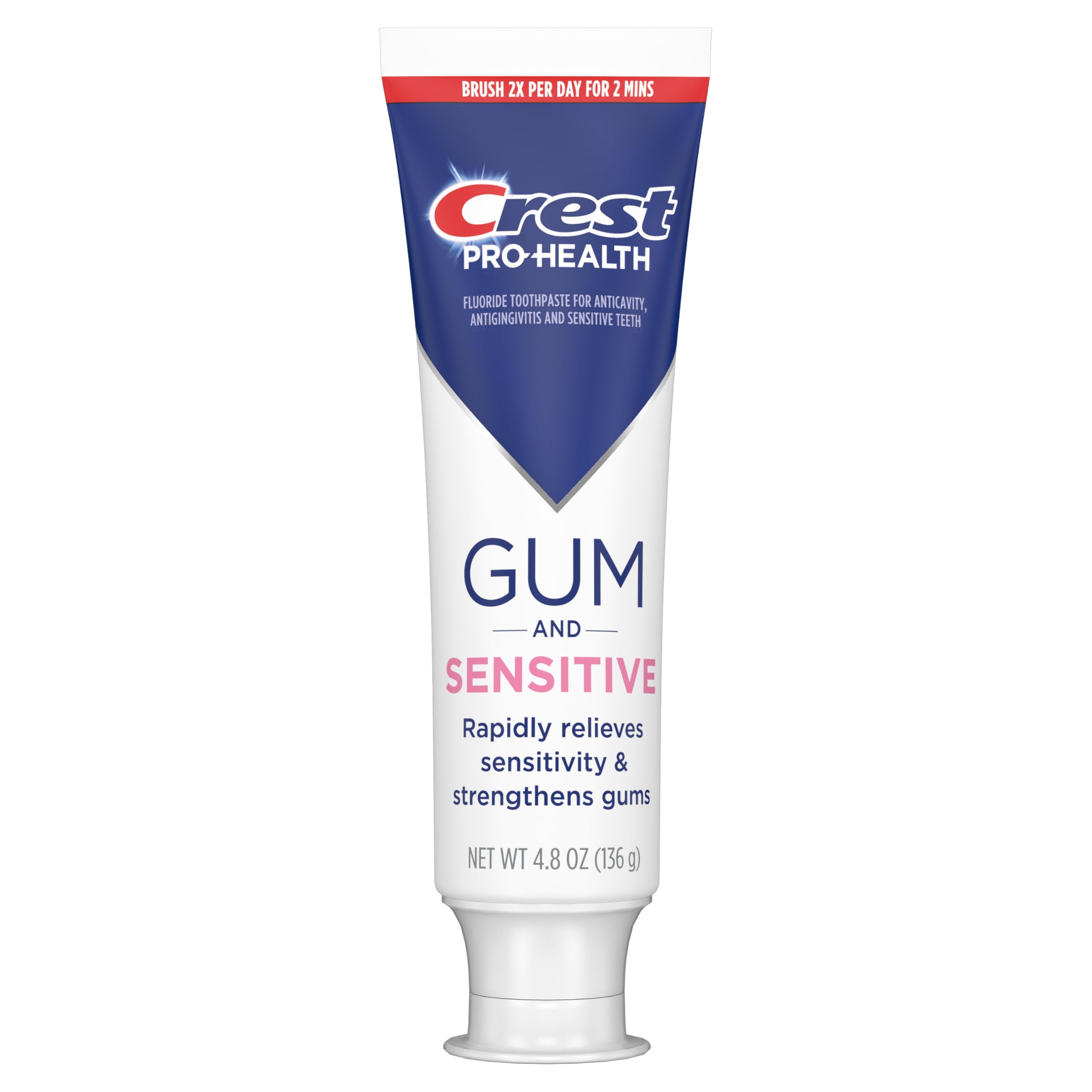 crest tube cap open as paste dispenses showing convenience and control