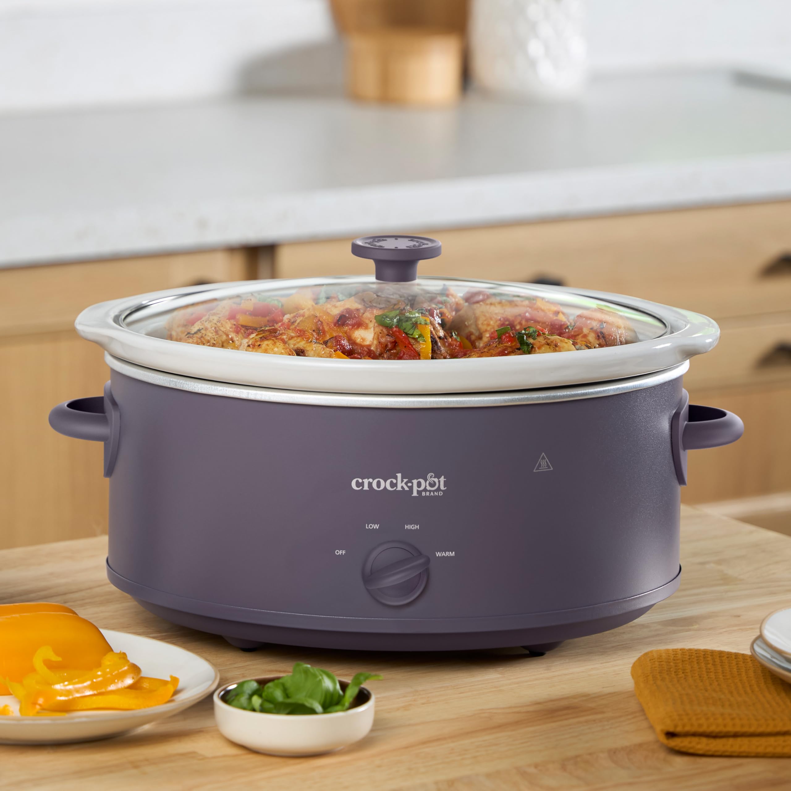 Crock-Pot slow-cooking roast in bowl demonstrating large-capacity cooking for family meals