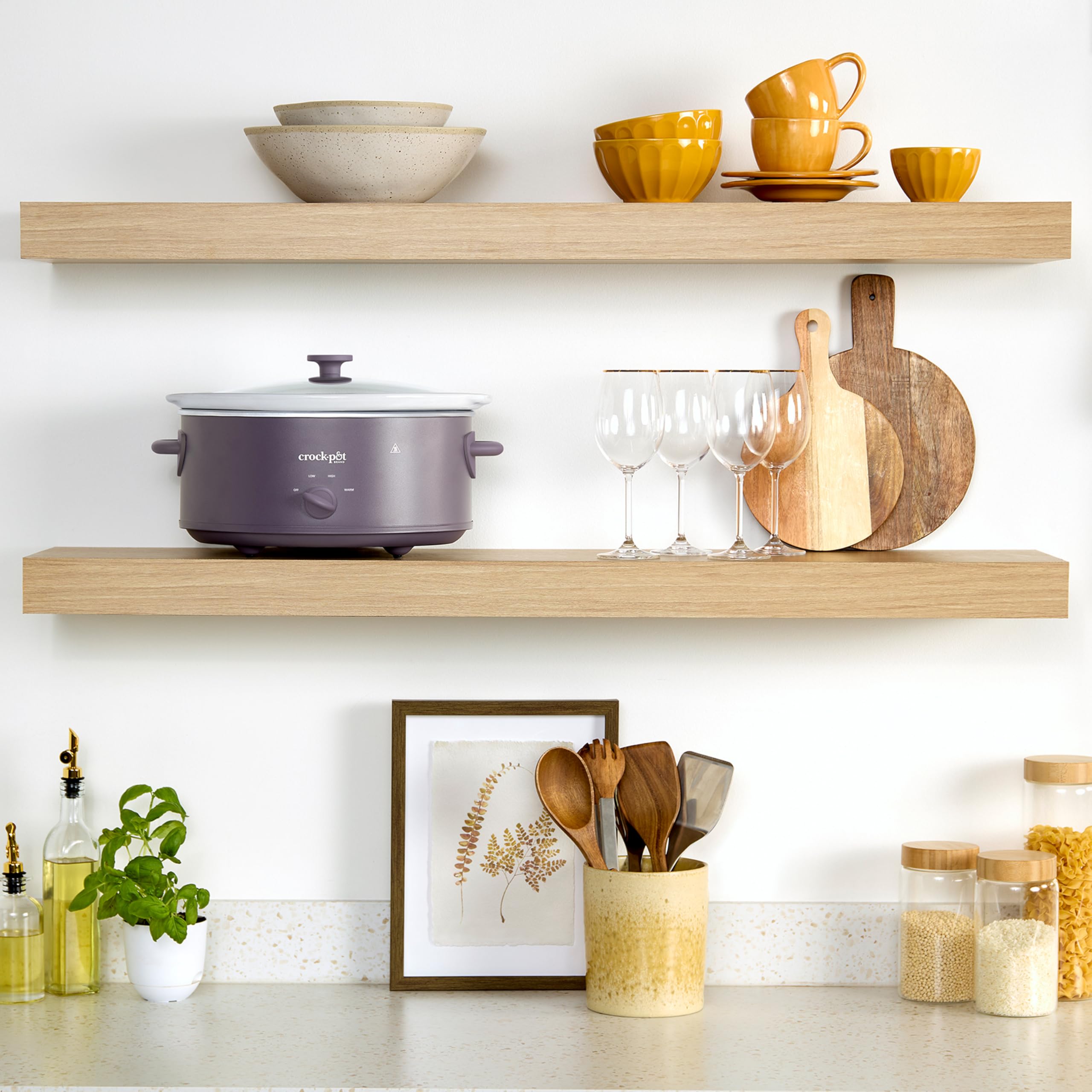 Crock-Pot stoneware close-up highlighting durable finish and oven-safe versatility