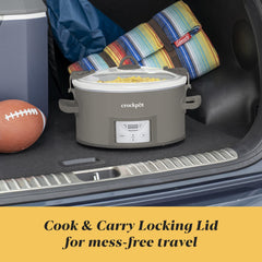 Crock-Pot stoneware interior texture and finish showing oven-safe surface for versatile cooking