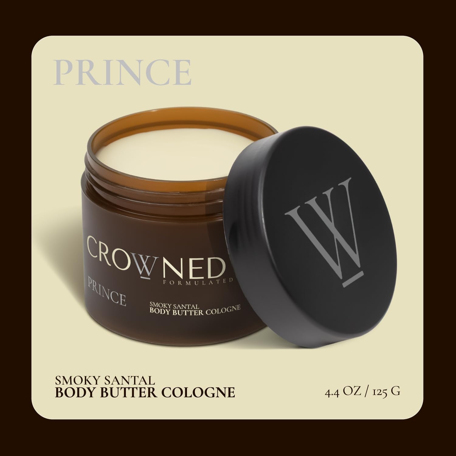 Crowned Skin open jar texture close-up showing rich moisturizing benefit