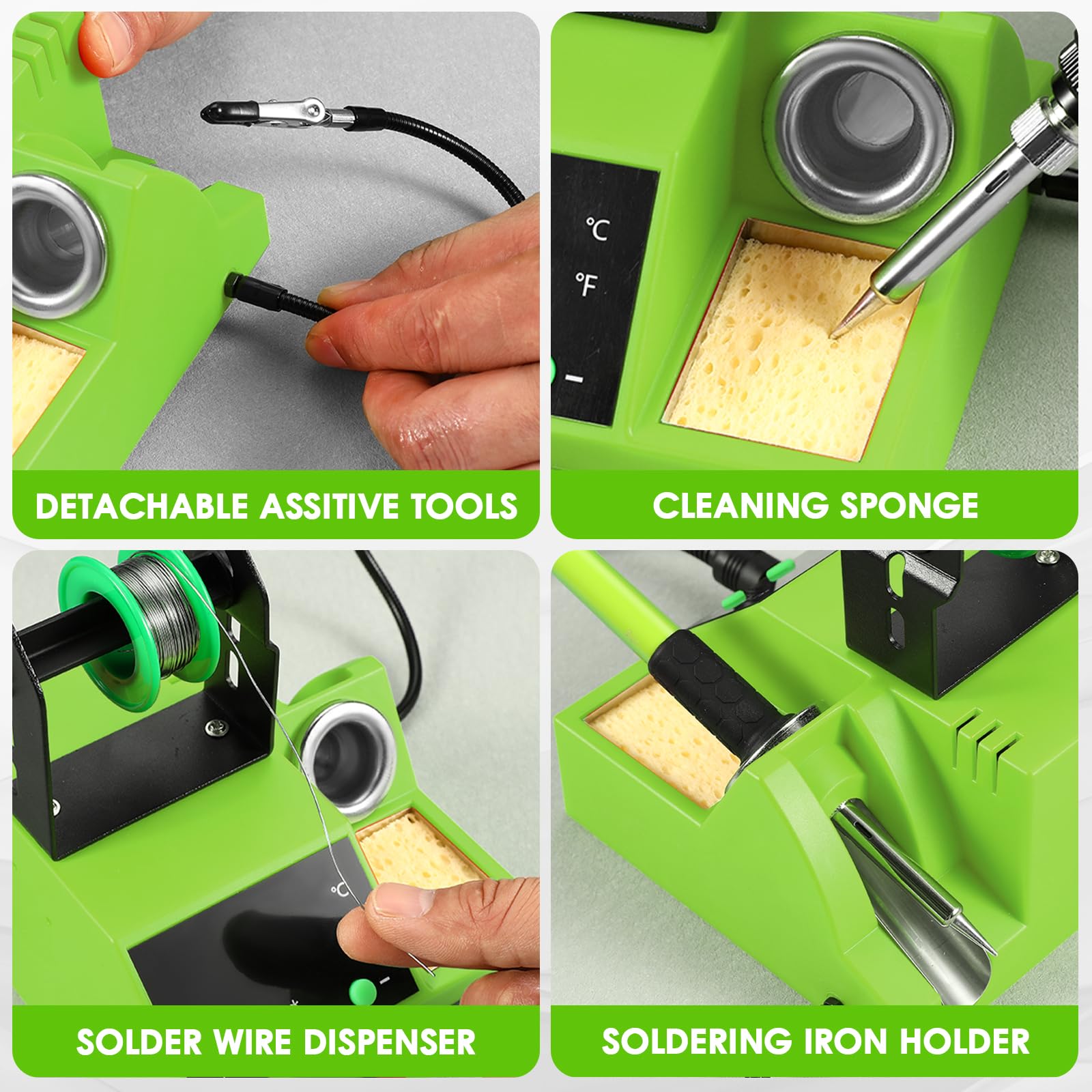 Crtsweker solder sucker and tweezers removing solder to enable clean component replacement