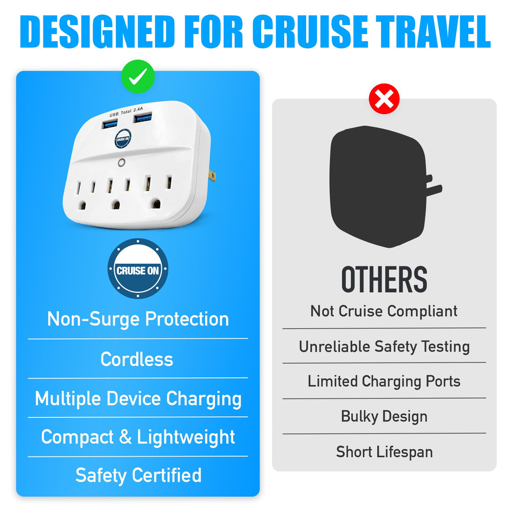 Cruise On tucked inside a suitcase demonstrating lightweight travel convenience