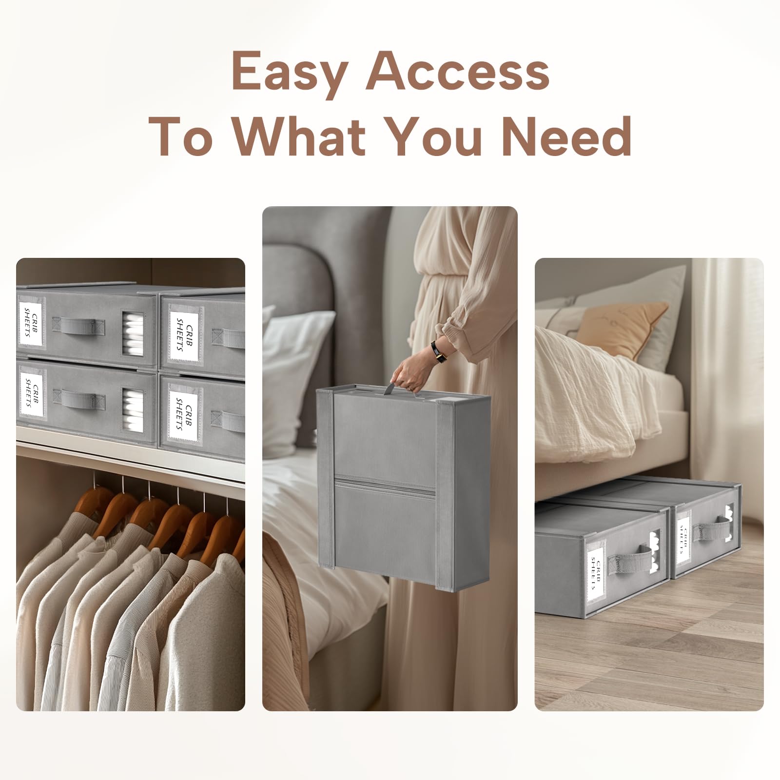 Criusia folded flat to show compact storage and season switch benefit
