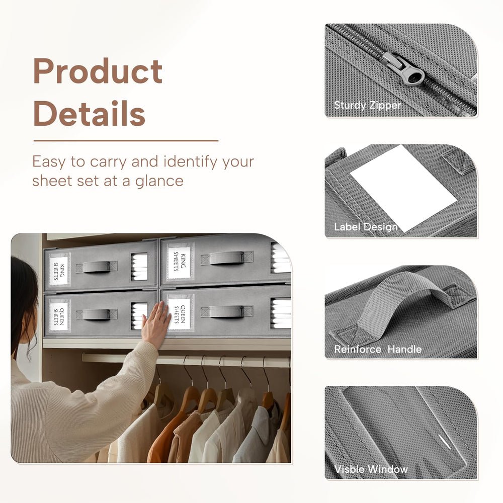 Criusia stacked boxes on closet shelf maximizing vertical storage benefit