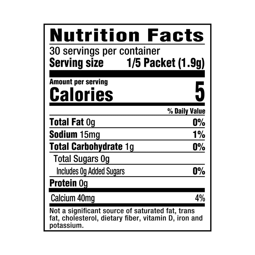 Crystal Light single pitcher packet close-up highlighting convenient portioning