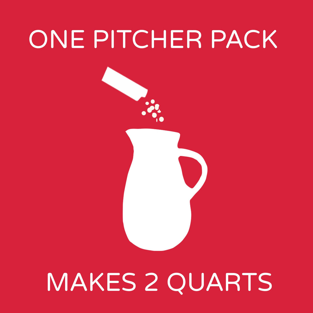 Pouring Crystal Light fruit punch from pitcher into glass illustrating simple prep