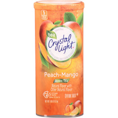 Crystal Light powdered mix texture detail showing fine powder and easy-dissolve benefit