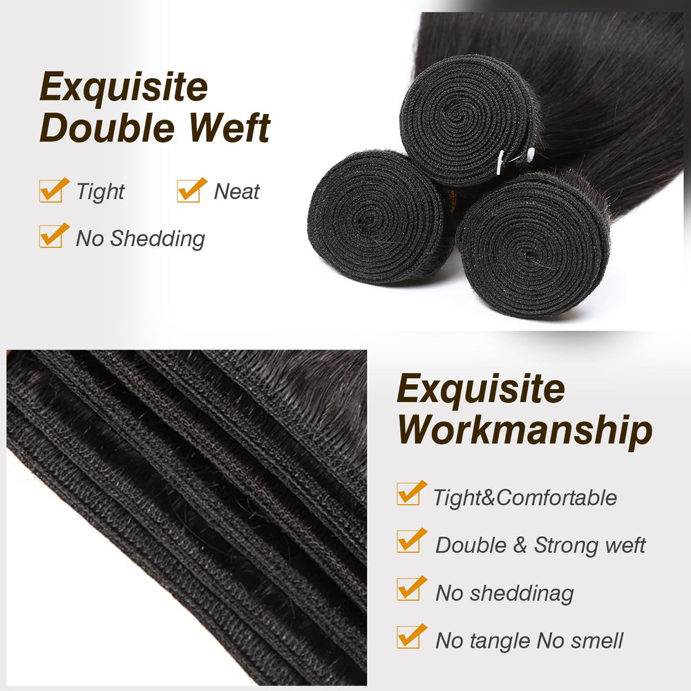 CSCHS installed quick weave on model showcasing seamless natural finish