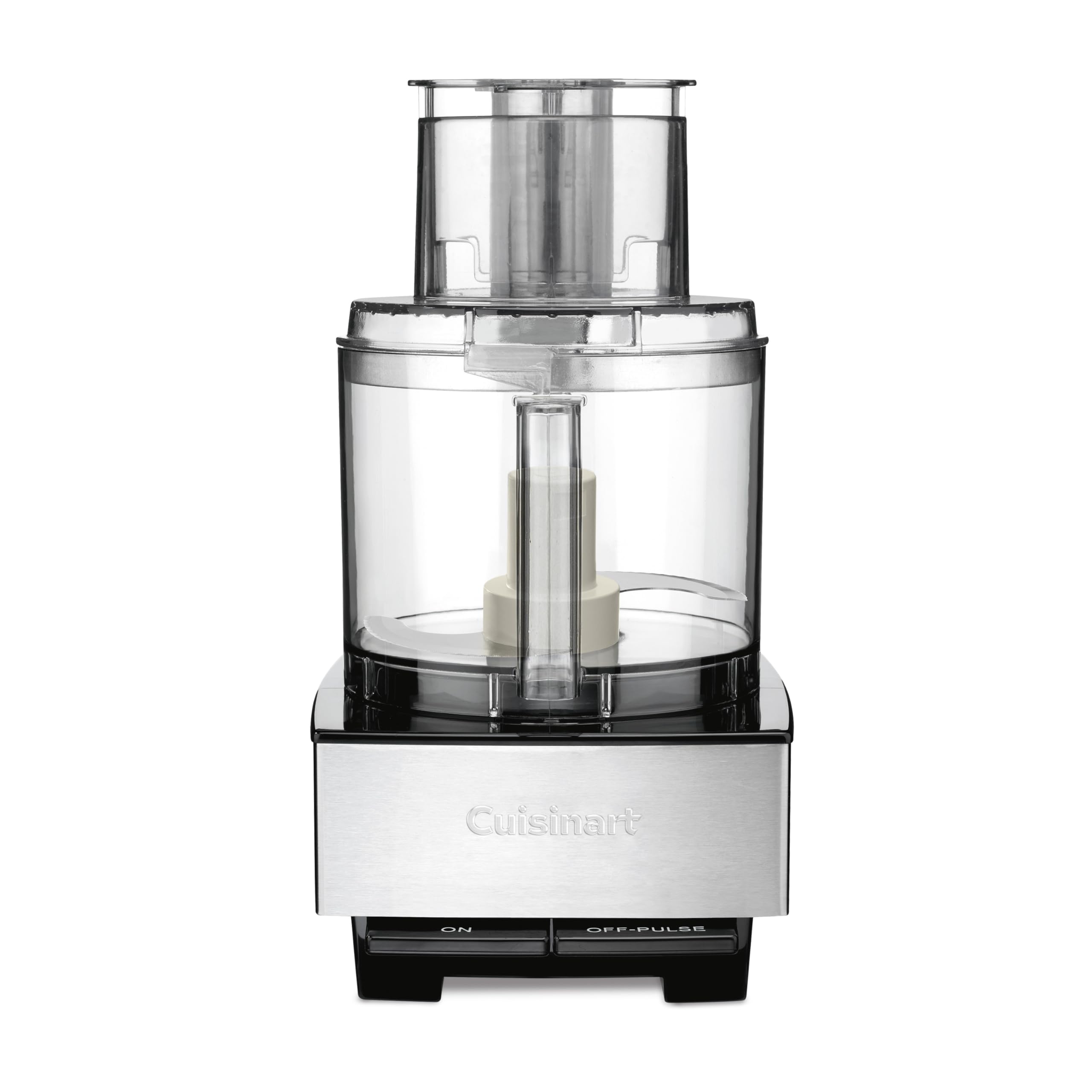 Cuisinart 14-cup front view stainless steel, durable prep performance