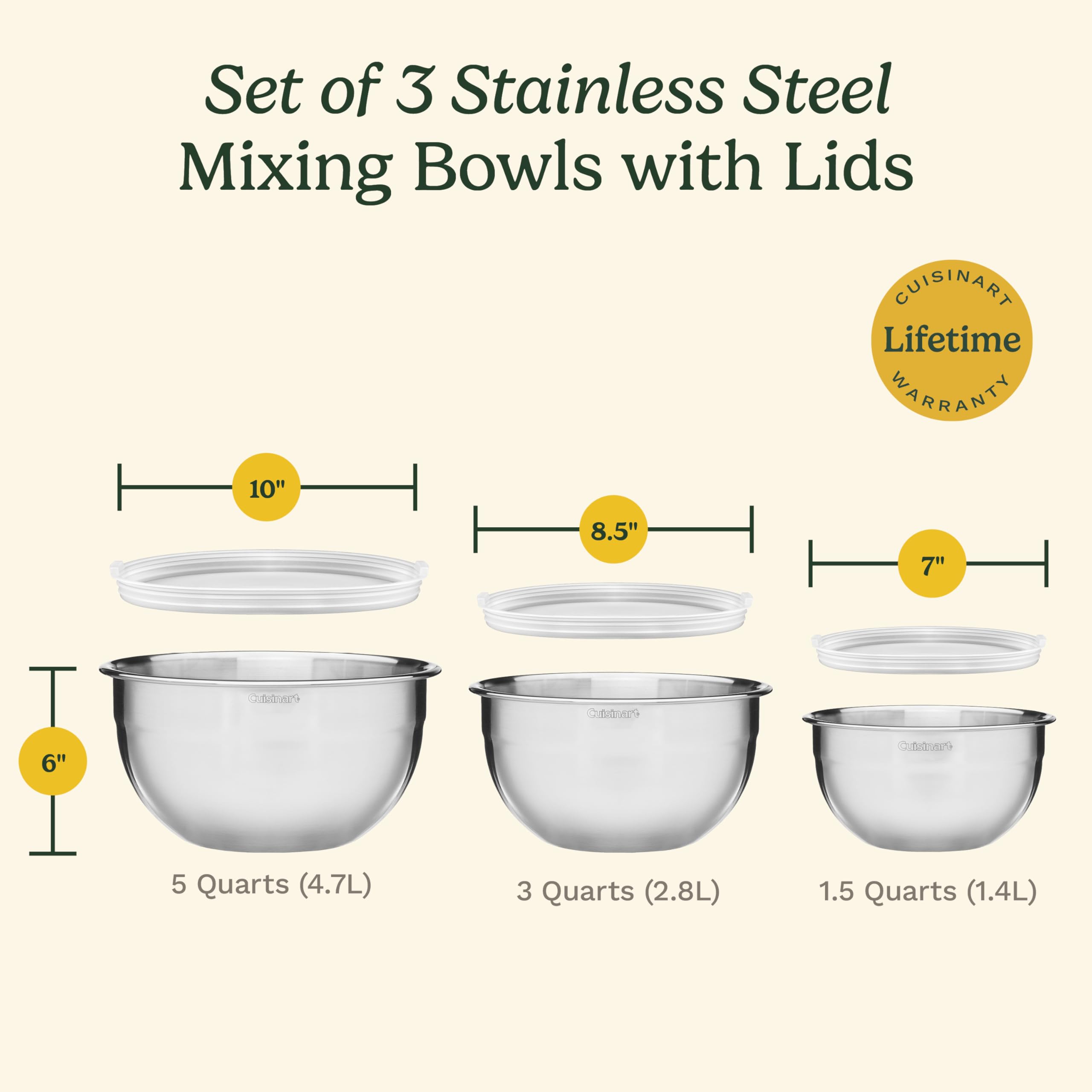 Cuisinart bowl with dough inside showing freezer-safe storage and prep ease