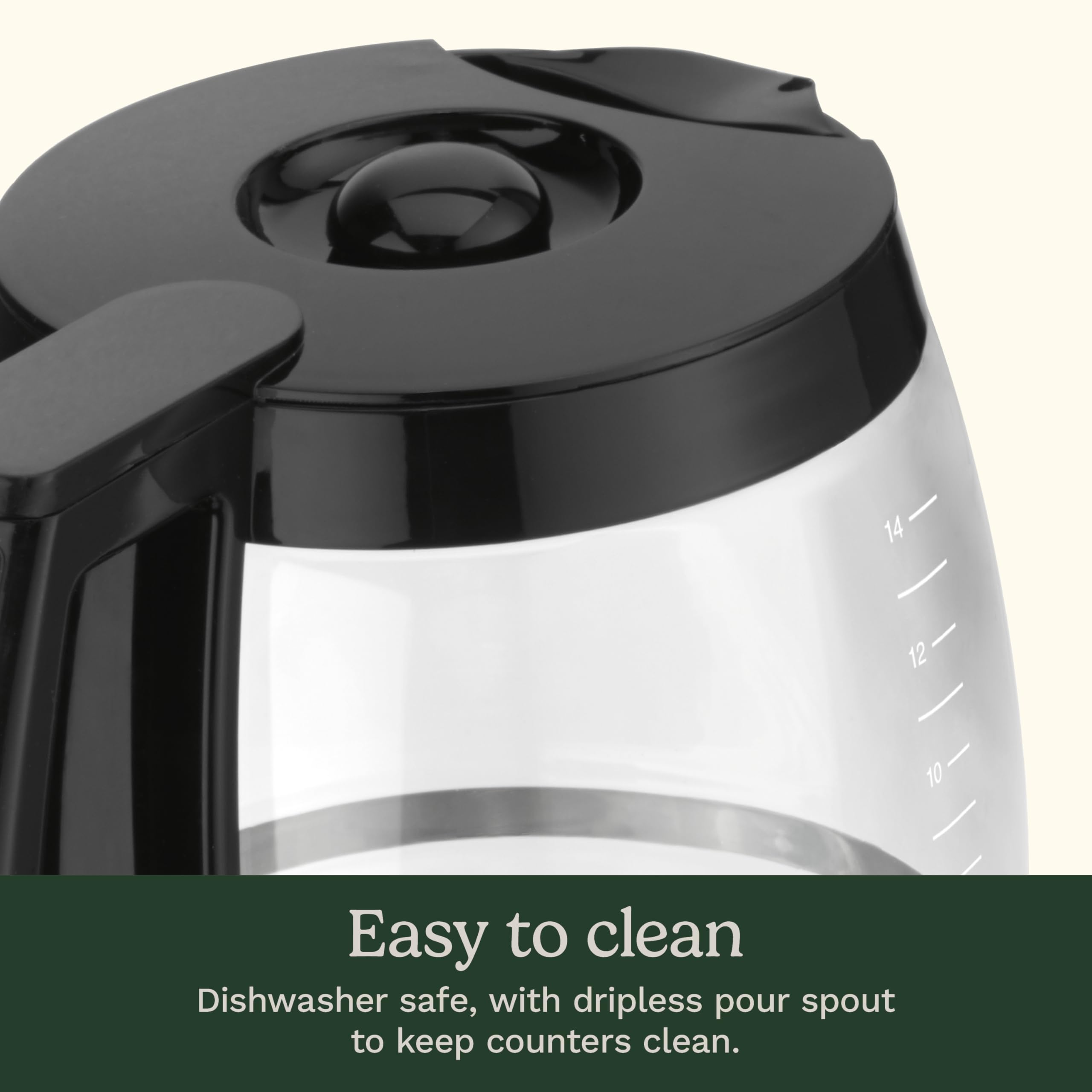 Cuisinart lid with knuckle guard and dripless spout to reduce spills