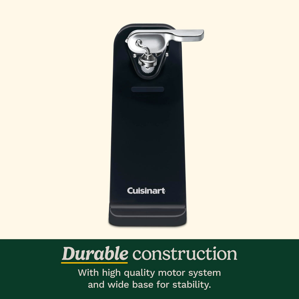 Cuisinart precision cutting wheel close-up for smooth, consistent can openings