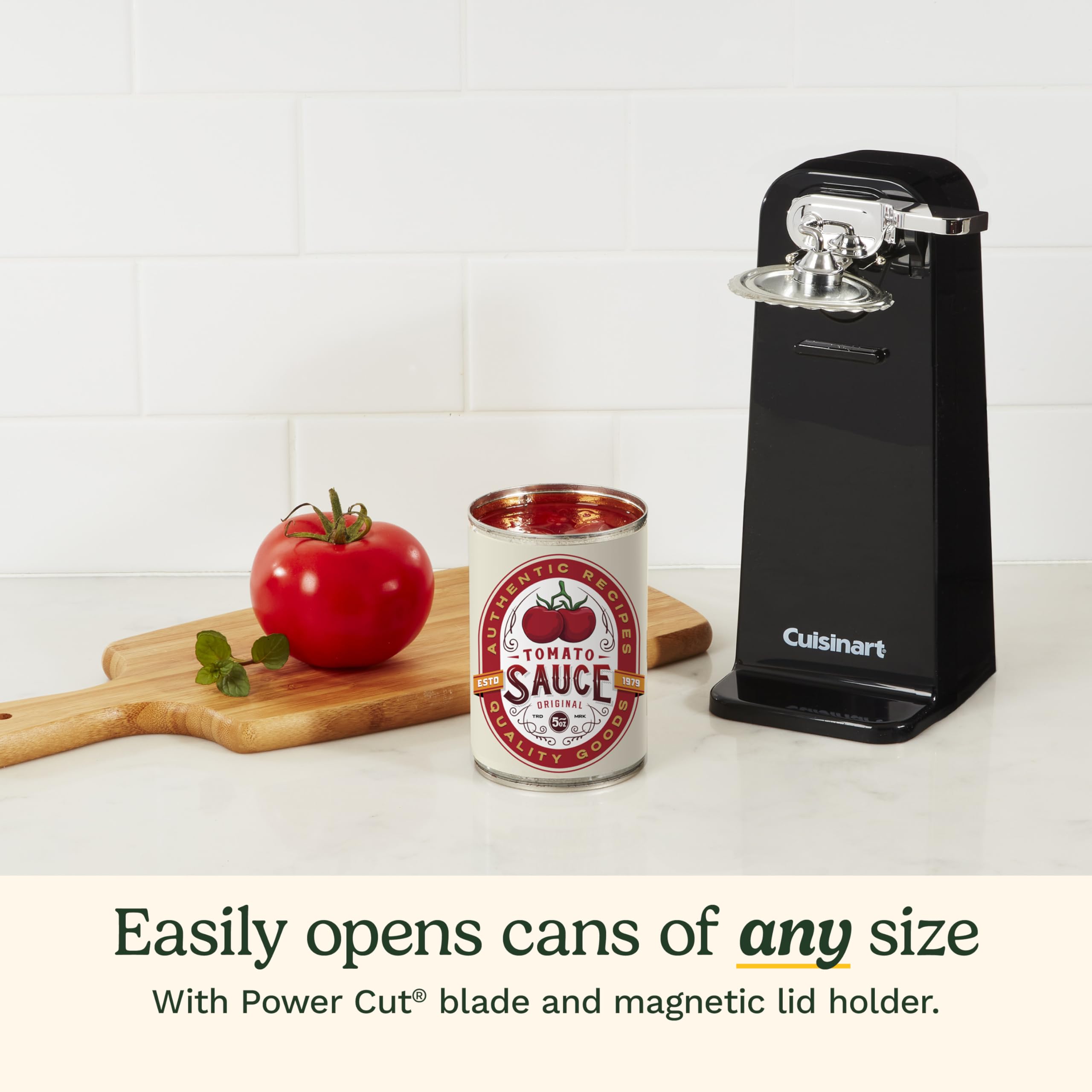 Cuisinart detachable activation lever removed for easy cleaning and safe maintenance
