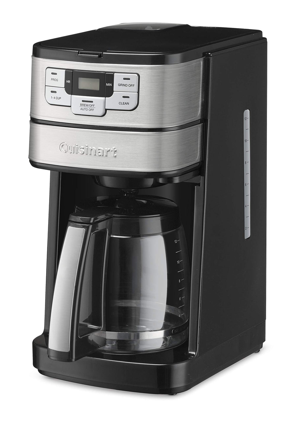 Cuisinart blade grinder close-up demonstrating fresh-bean grinding for richer flavor