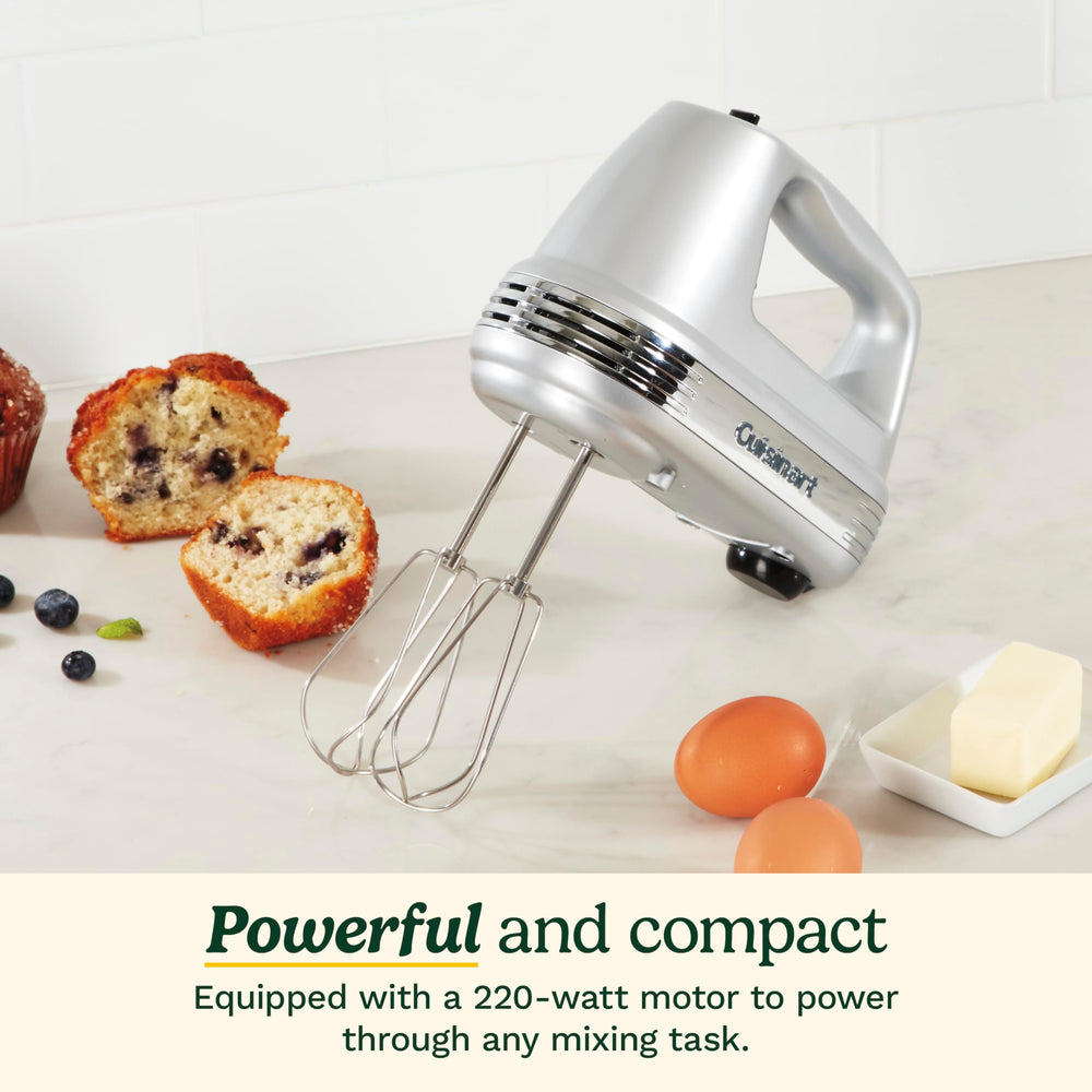 Cuisinart extra-long beaters close-up highlighting clog-free design benefit