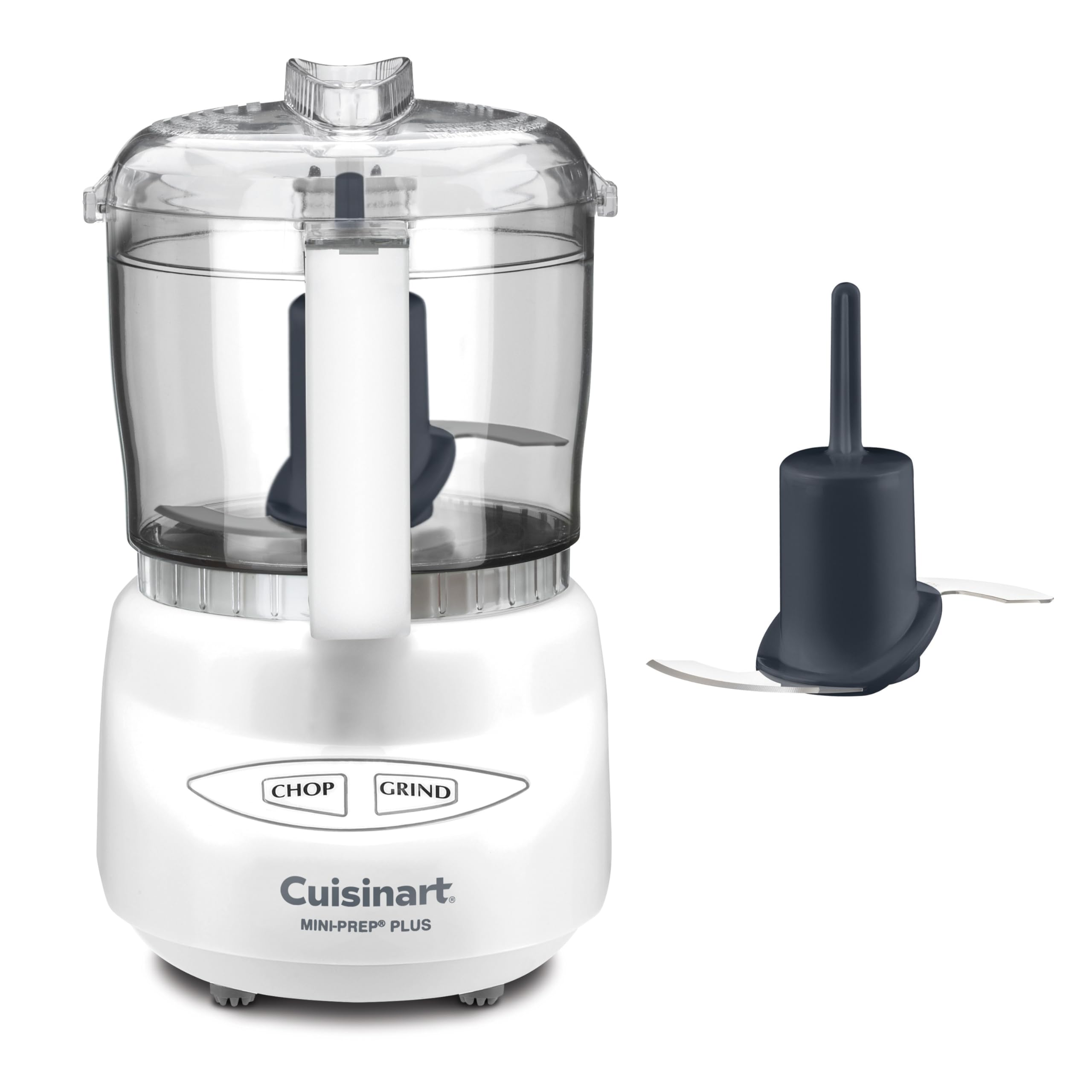 Cuisinart front view showing compact 3-cup processor and control pad for easy prep